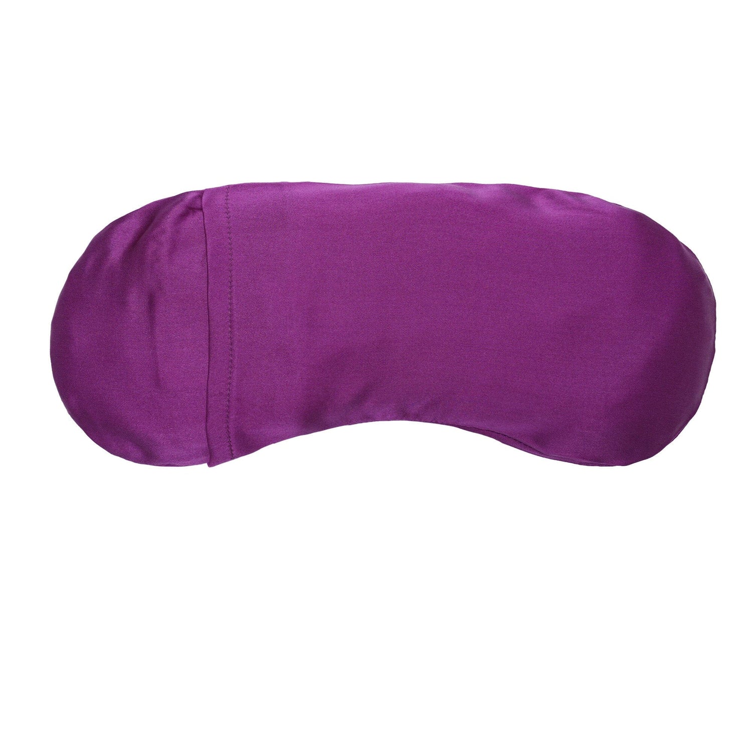 Augenkissen Seide Leinsamen/Lavendel lila