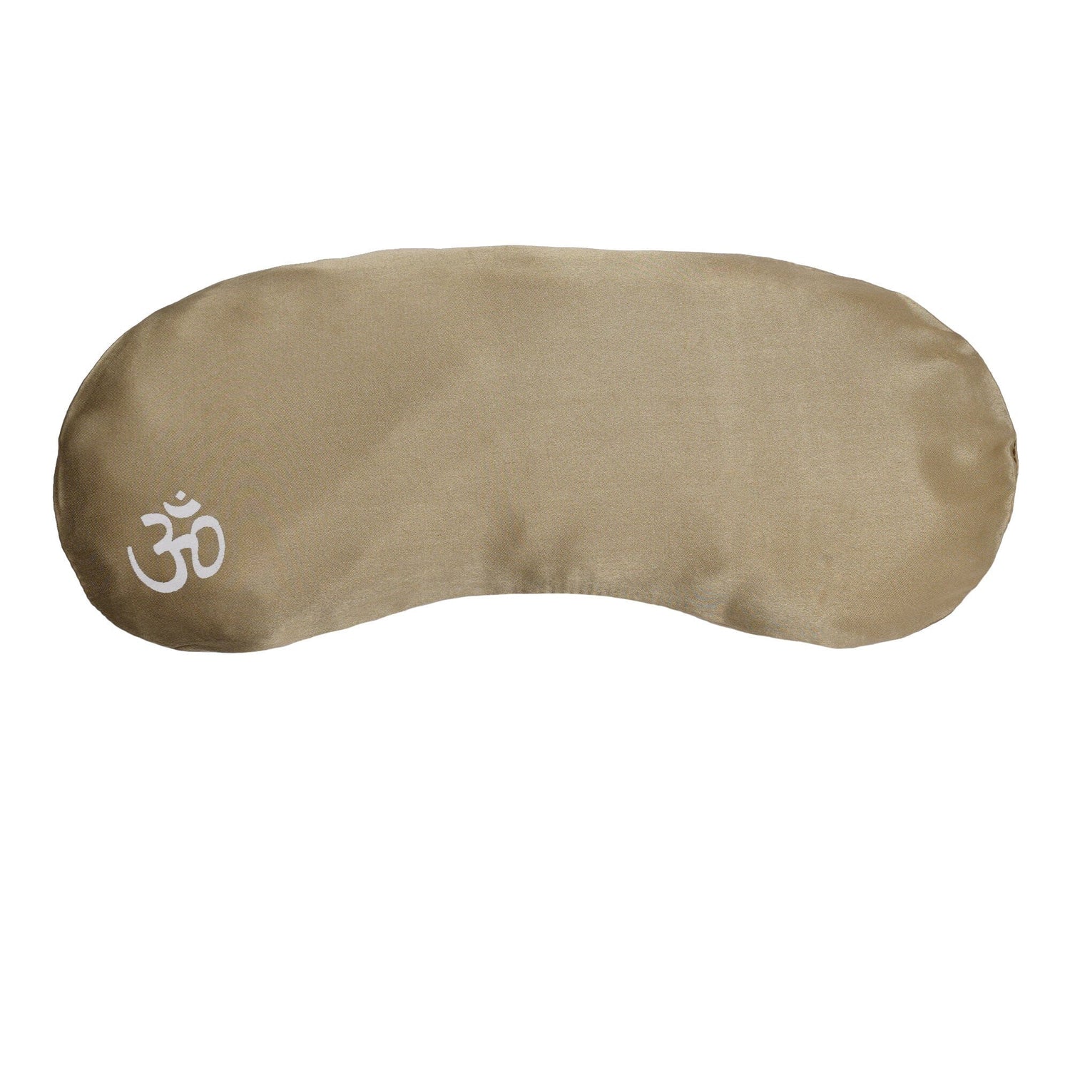 Augenkissen Seide Leinsamen/Lavendel olive