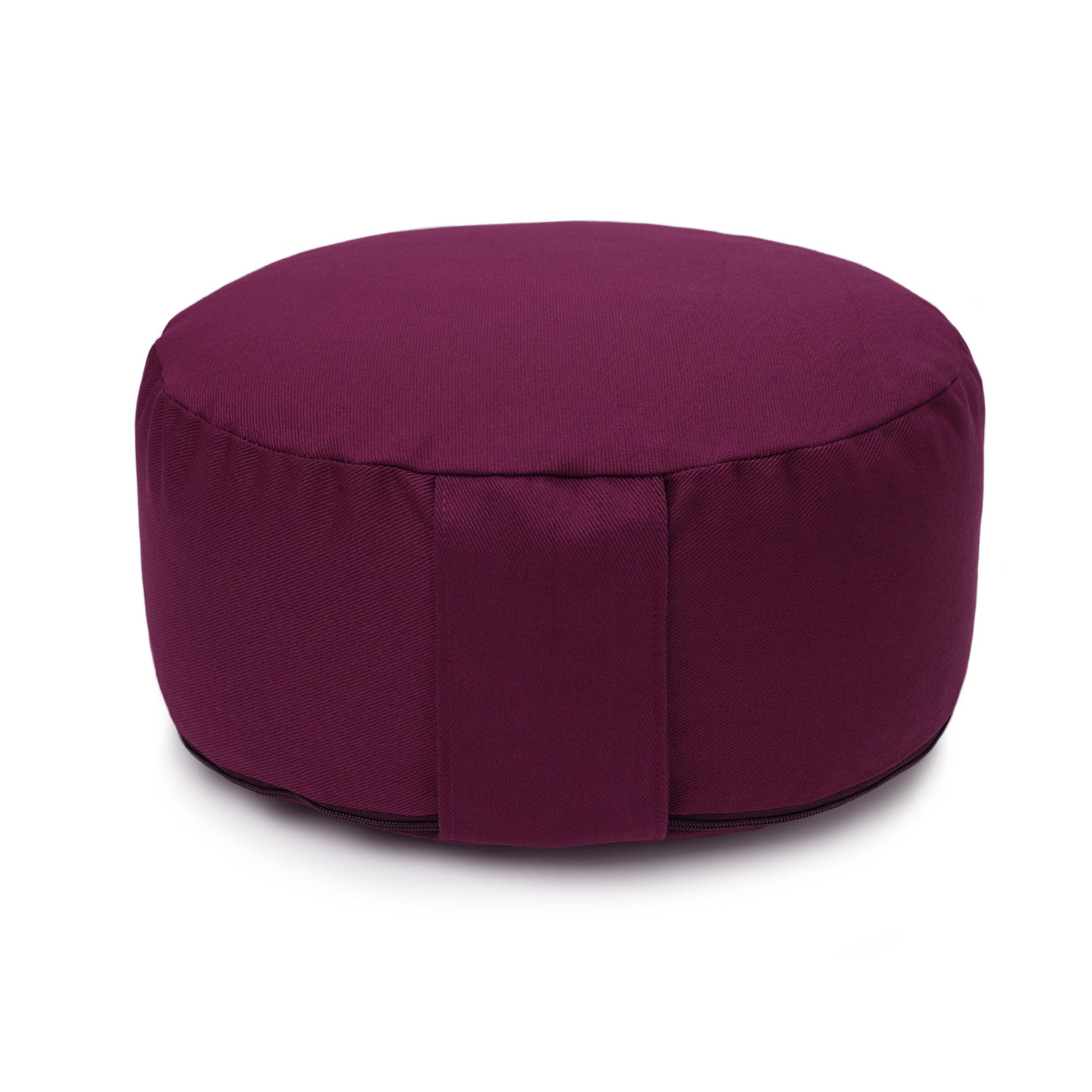 Yogakissen Glückssitz® Classic D - regional hergestellt aubergine 30 x 30 x 13 cm Buchweizenschalen