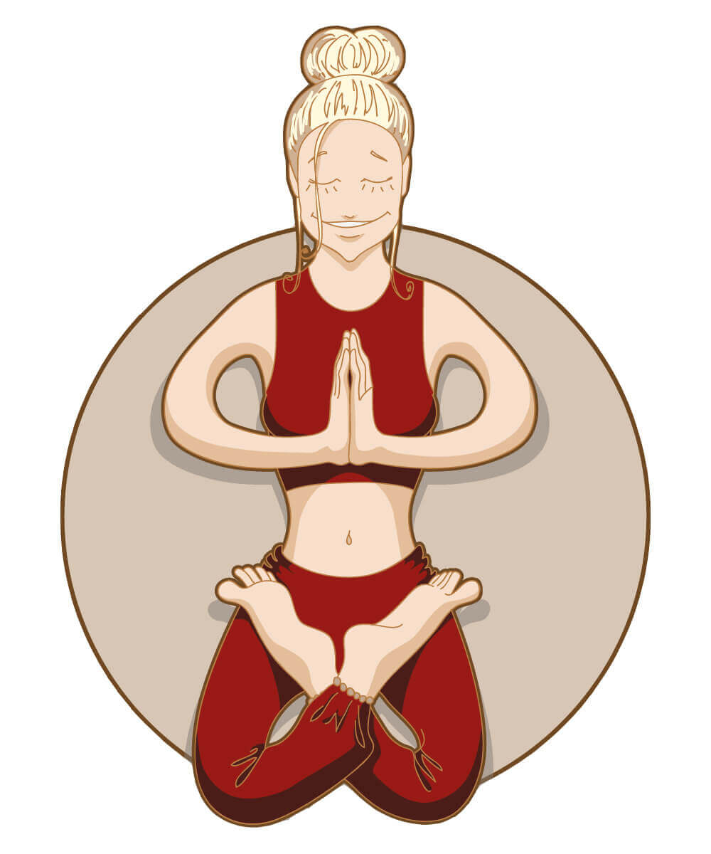 Gorakshasana - die Kuhhirte Pose