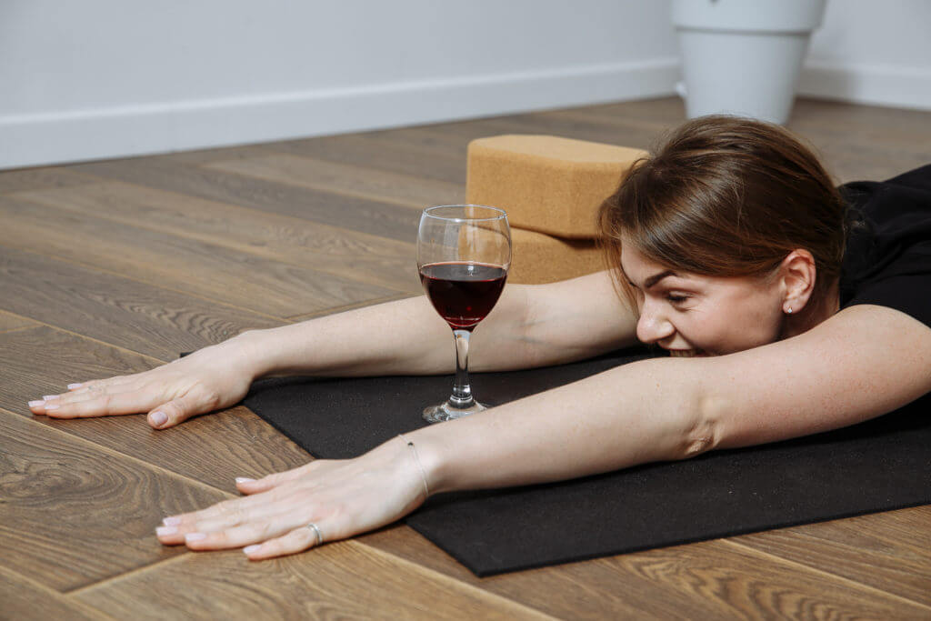 Wein Yoga