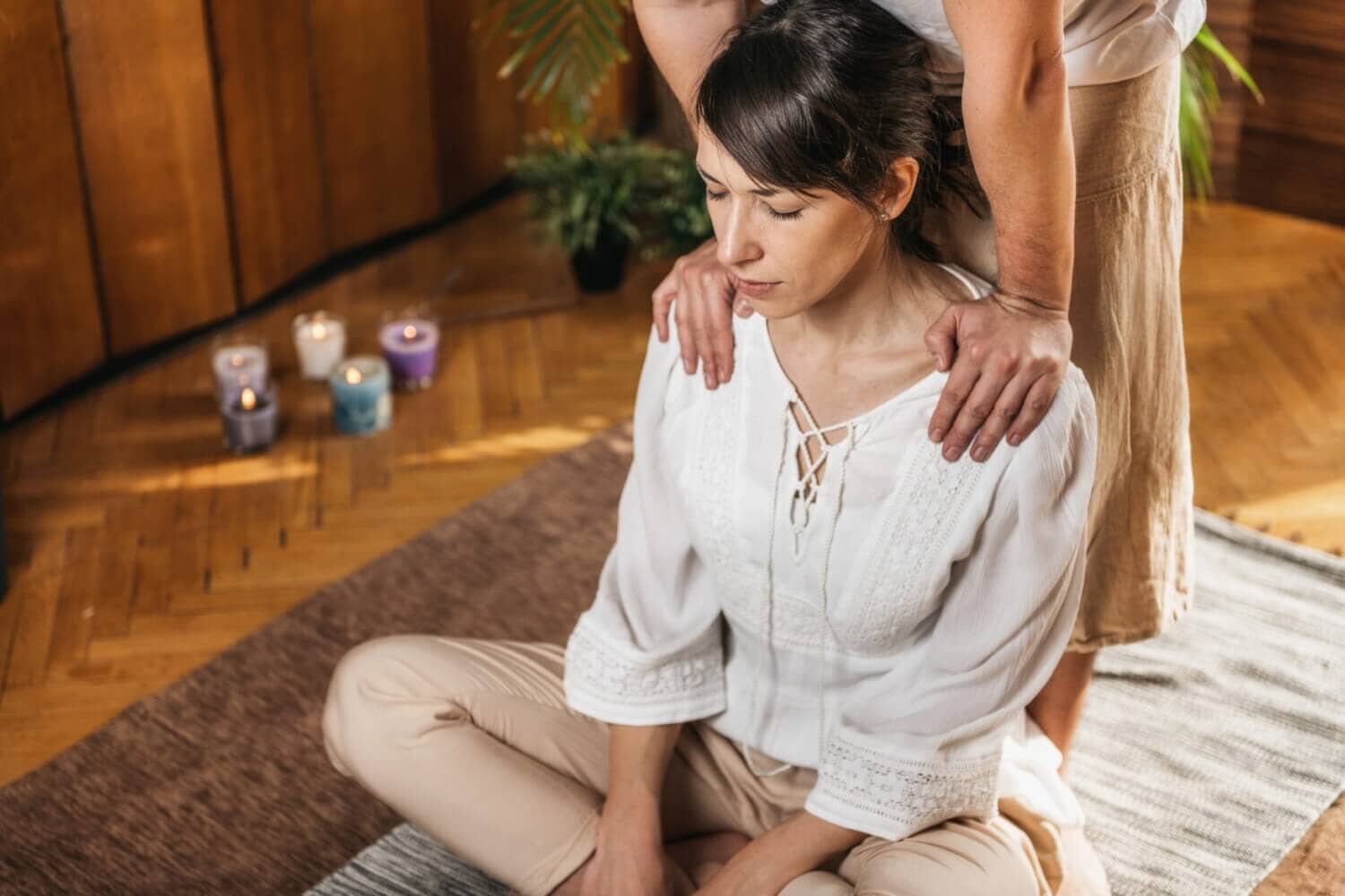 Stress abbauen mit Yoga