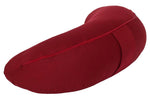 Glückssitz® MOND - regional hergestellt bordeaux 40 x 17 x 12 cm Buchweizenschalen