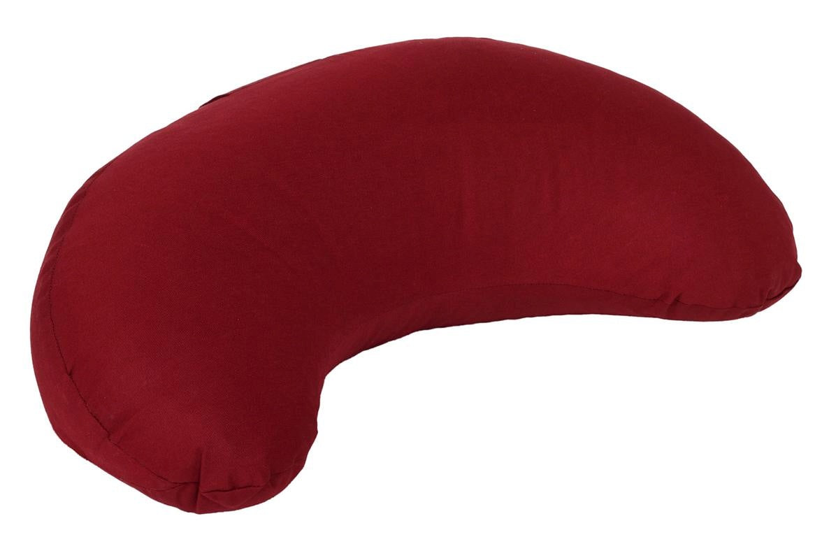 Glückssitz® MOND - regional hergestellt bordeaux 40 x 17 x 12 cm Buchweizenschalen