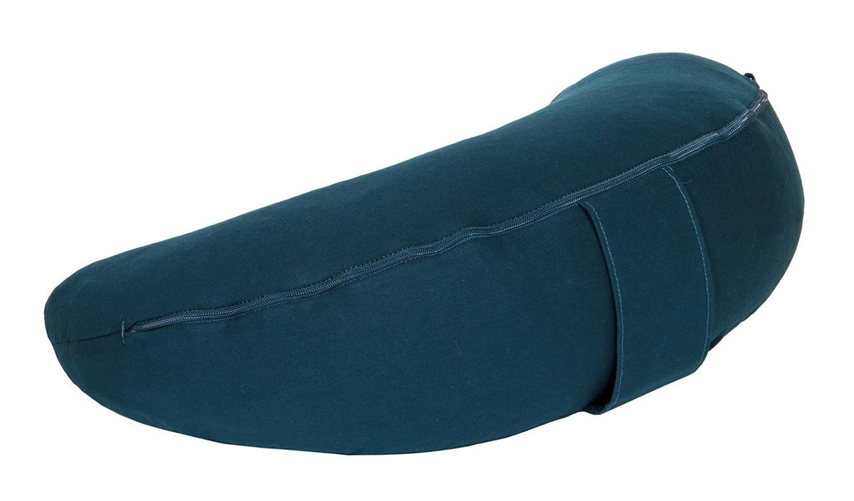 Glückssitz® MOND - regional hergestellt petrol 40 x 17 x 12 cm Buchweizenschalen