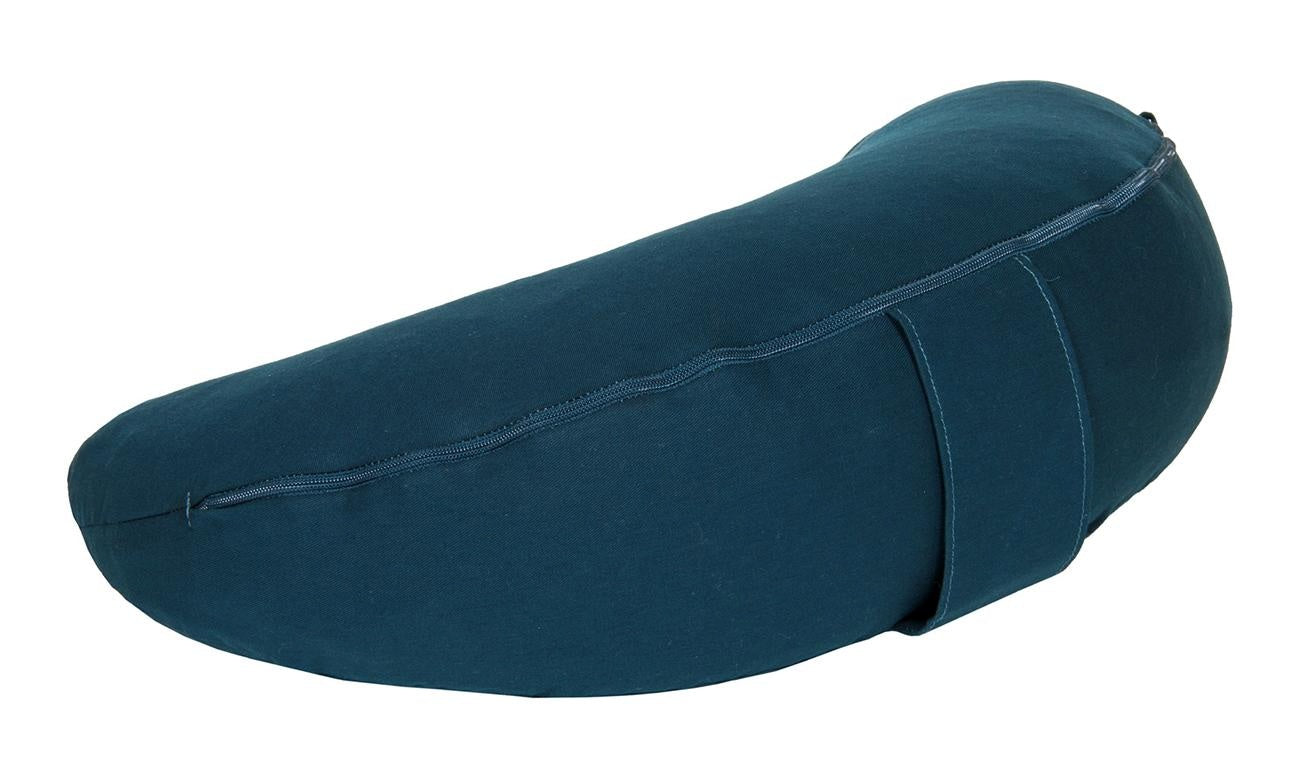 Glückssitz® MOND - regional hergestellt petrol 40 x 17 x 12 cm Buchweizenschalen