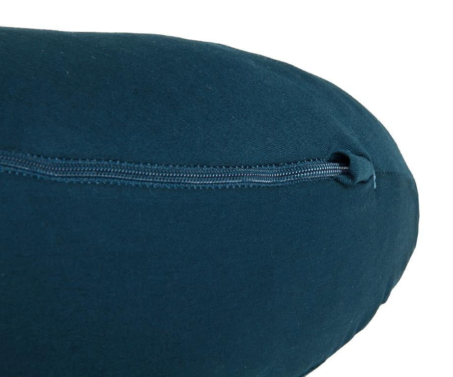 Glückssitz® MOND - regional hergestellt petrol 40 x 17 x 12 cm Buchweizenschalen