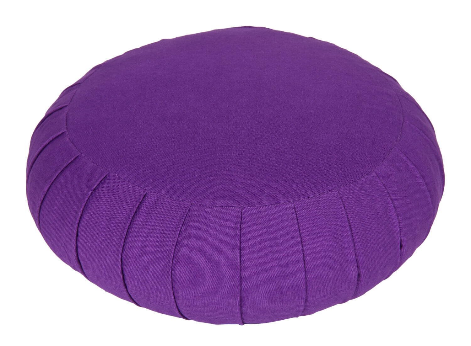 Meditationskissen / Yogakissen Zafu BASIC mit ZIP lila 31 x 31 x 15 cm Buchweizenschalen