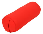 Yoga und Pilates Bolster / Yogakissen Made in Germany rot 65 x 22 x 22 cm Buchweizenschale
