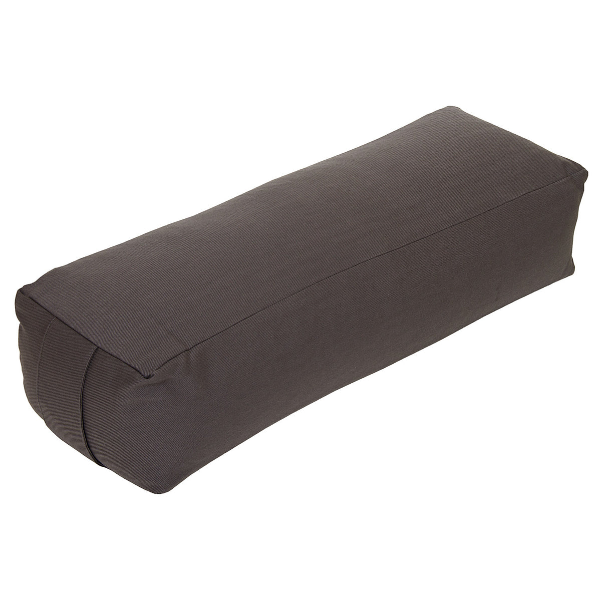 Yoga und Pilates Rechteckbolster D - regional hergestellt anthrazit 60 x 20 x 14 cm Buchweizenschalen
