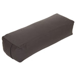 Yoga und Pilates Rechteckbolster D - regional hergestellt anthrazit 60 x 20 x 14 cm Buchweizenschalen