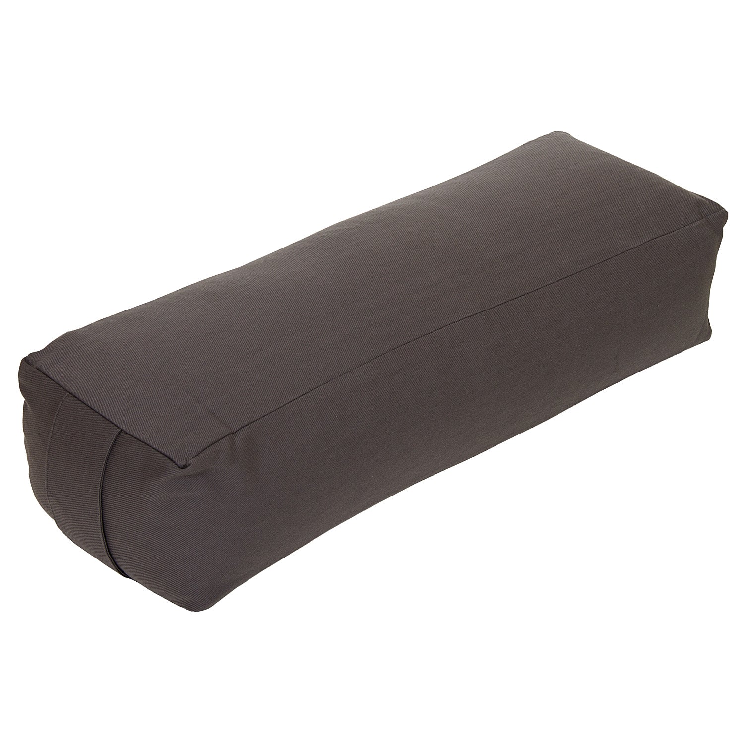 Yoga und Pilates Rechteckbolster D - regional hergestellt anthrazit 60 x 20 x 14 cm Buchweizenschalen