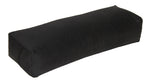 Yoga und Pilates Rechteckbolster D - regional hergestellt schwarz 60 x 20 x 14 cm Buchweizenschalen