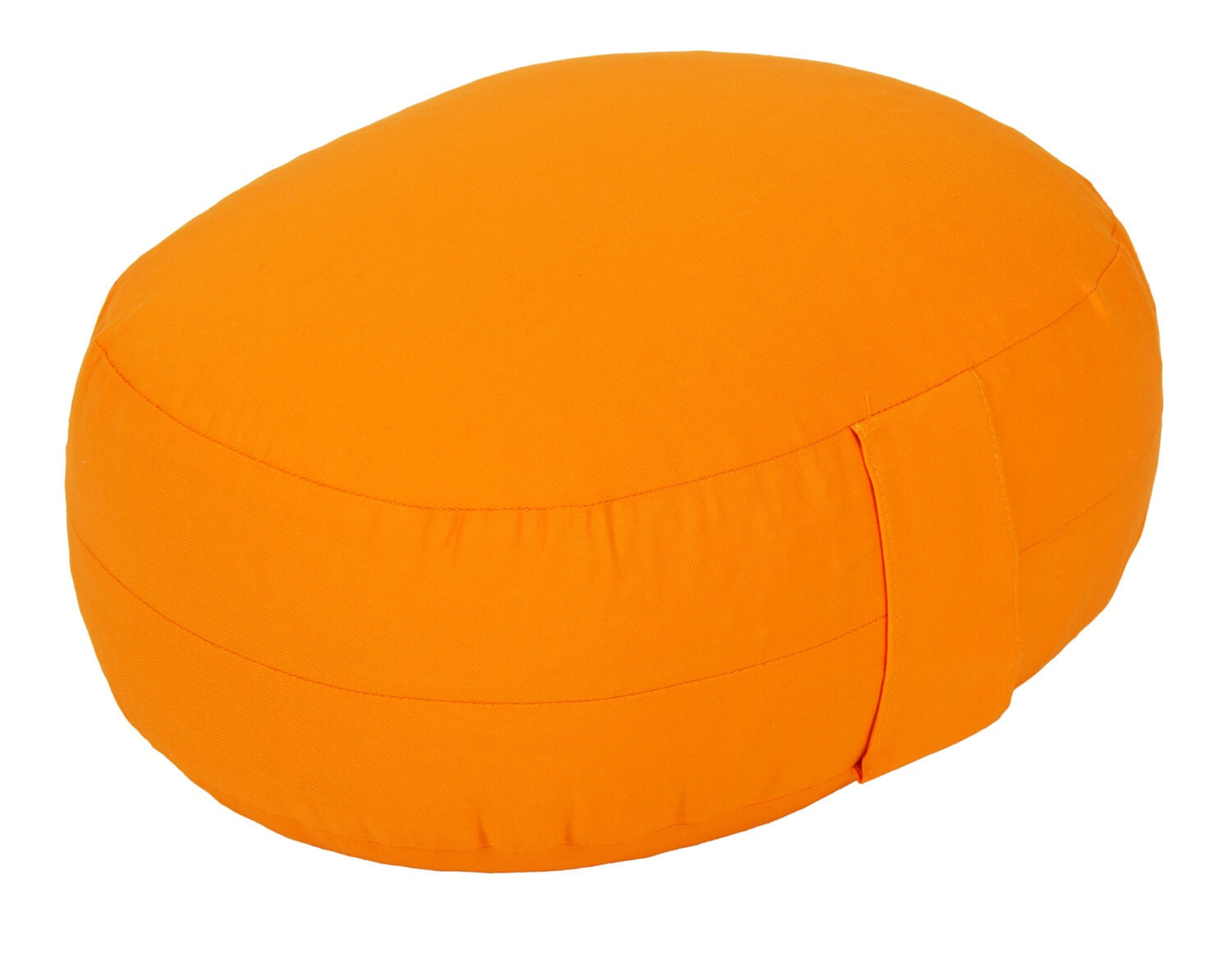Glückssitz® Yogakissen OVAL - regional hergestellt orange 30 x 23 x 15 cm Buchweizenschalen