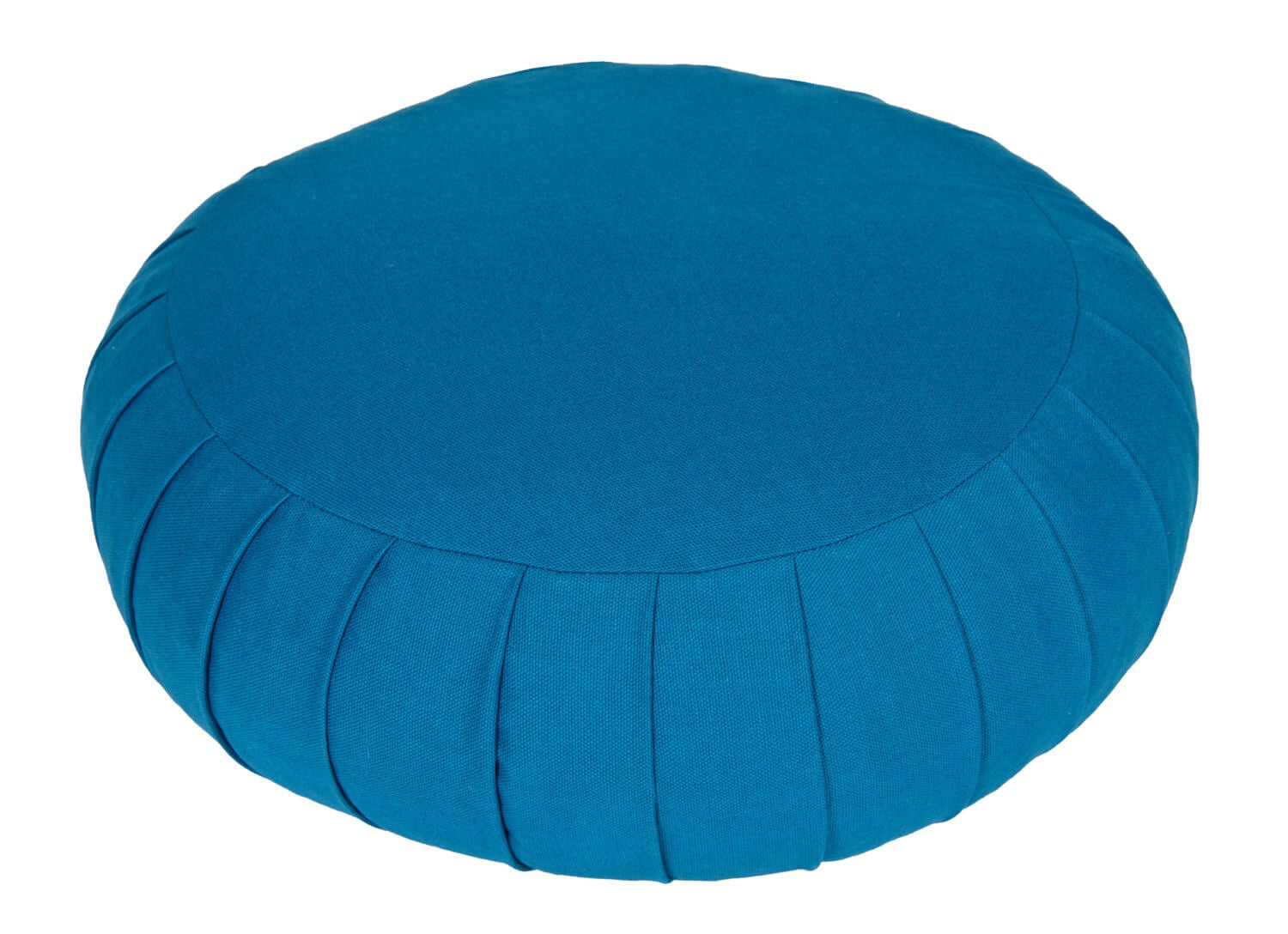 Meditationskissen / Yogakissen Zafu BASIC mit ZIP petrol 31 x 31 x 15 cm Buchweizenschalen