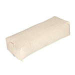 Yoga und Pilates Rechteckbolster BASIC natur 60 x 20 x 14 cm Buchweizenschalen