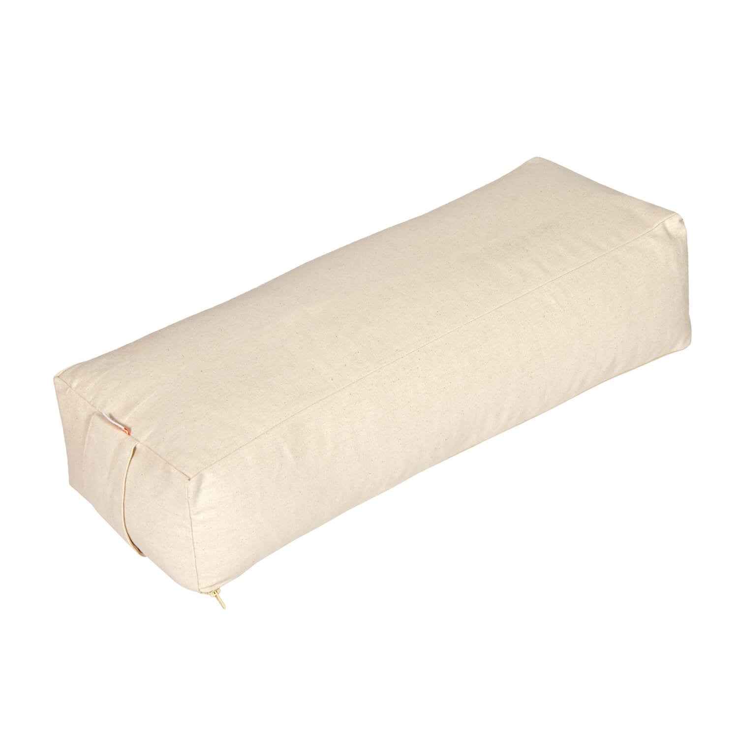 Yoga und Pilates Rechteckbolster BASIC natur 60 x 20 x 14 cm Buchweizenschalen