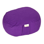 Yogilino® Reise Meditationskissen mini oval BASIC lila 26 x 21 x 9 cm Buchweizenschalen