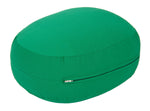 Glückssitz® Yogakissen OVAL - regional hergestellt grün 30 x 23 x 15 cm Buchweizenschalen