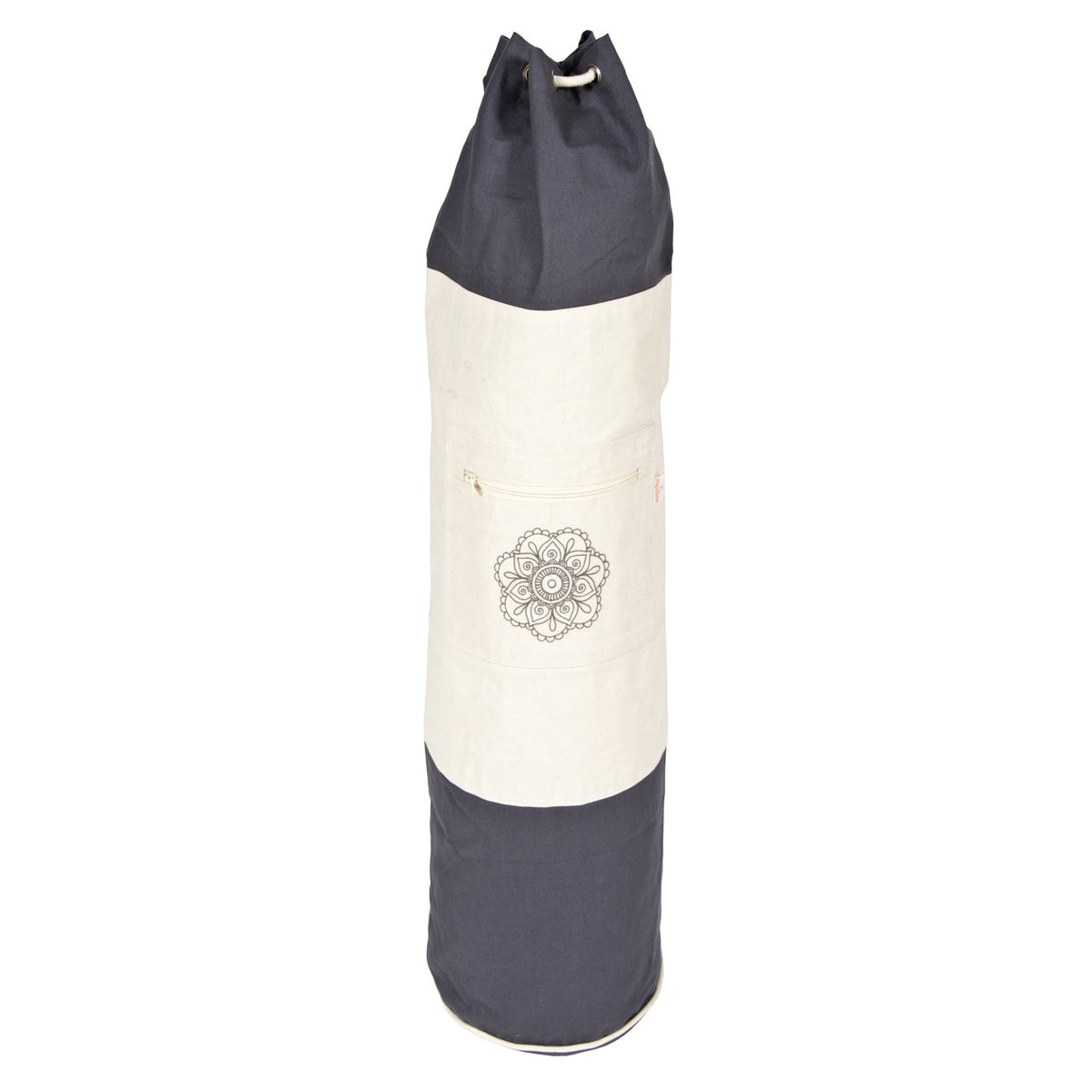 Yogatasche SURYA Bag 2 farbig für Schurwollmatten grau / natur 75 x 25 x 25 cm