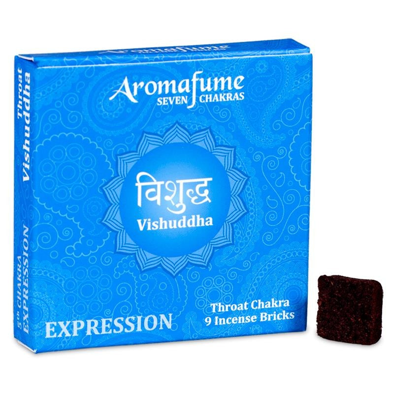 Aromafume Chakra-Weihrauchblöcke Chakra Kehlkopf-Chakra (Vishudda)