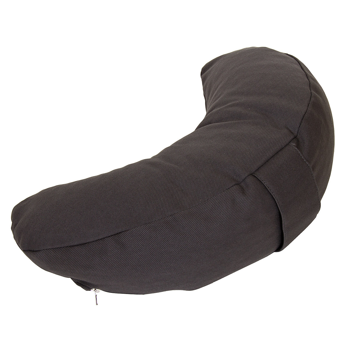 Glückssitz® MOND - regional hergestellt anthrazit 40 x 17 x 12 cm Buchweizenschalen
