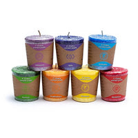 7 Chakra Stearin Duftkerzen 