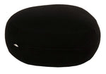Glückssitz® Yogakissen OVAL - regional hergestellt schwarz 30 x 23 x 15 cm Buchweizenschalen