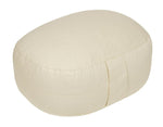 Glückssitz® Yogakissen OVAL - regional hergestellt natur 30 x 23 x 15 cm Buchweizenschalen