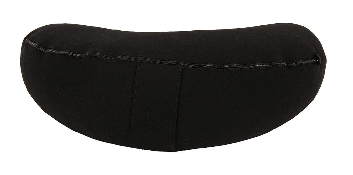 Glückssitz® MOND - regional hergestellt schwarz 40 x 17 x 12 cm Buchweizenschalen