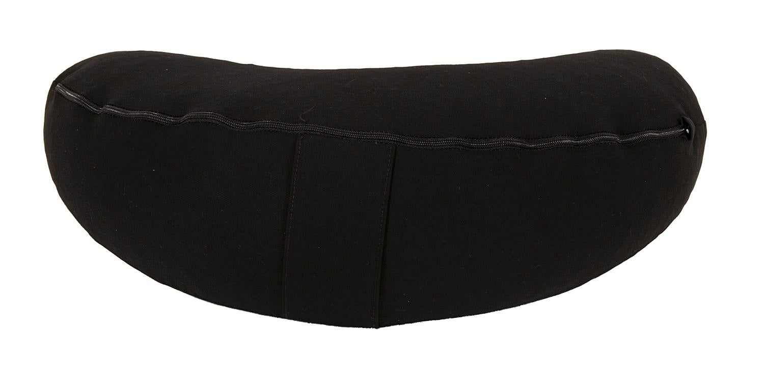 Glückssitz® MOND - regional hergestellt schwarz 40 x 17 x 12 cm Buchweizenschalen