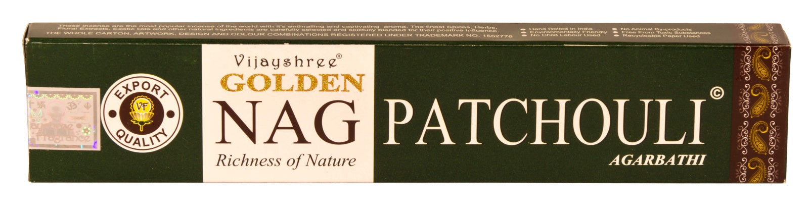  30-45 Minuten Patchouli