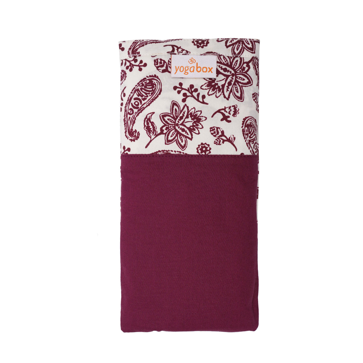 Augenkissen Paisly aubergine