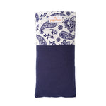 Augenkissen Paisly dunkelblau Leinsamen & Lavendel 