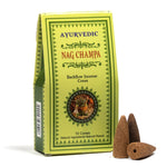 Ayurvedische Rückfluss Räucherkegel Nag Champa 15 Minuten 