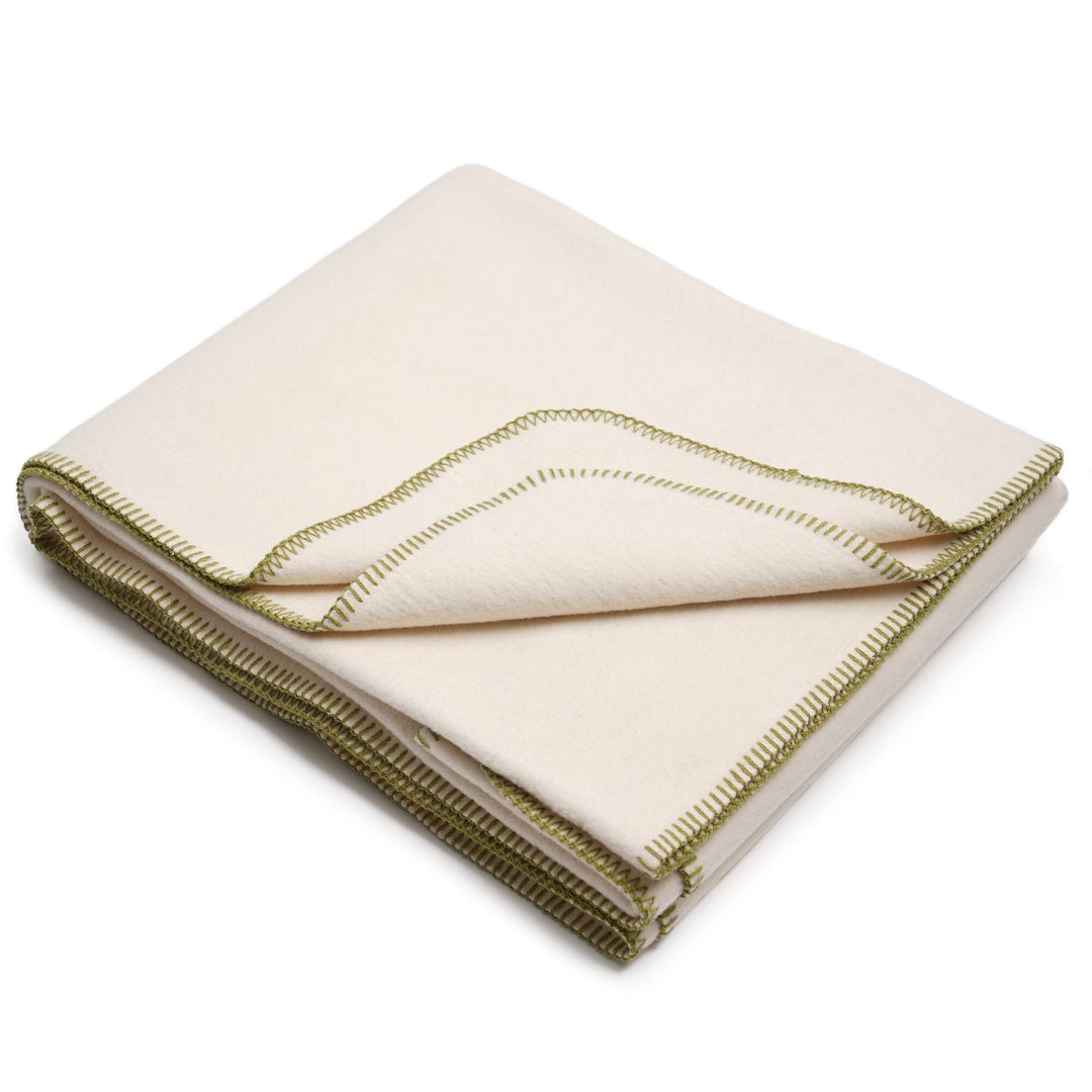 Baumwolldecke Bio / GOTS natur regional hergestellt Natur