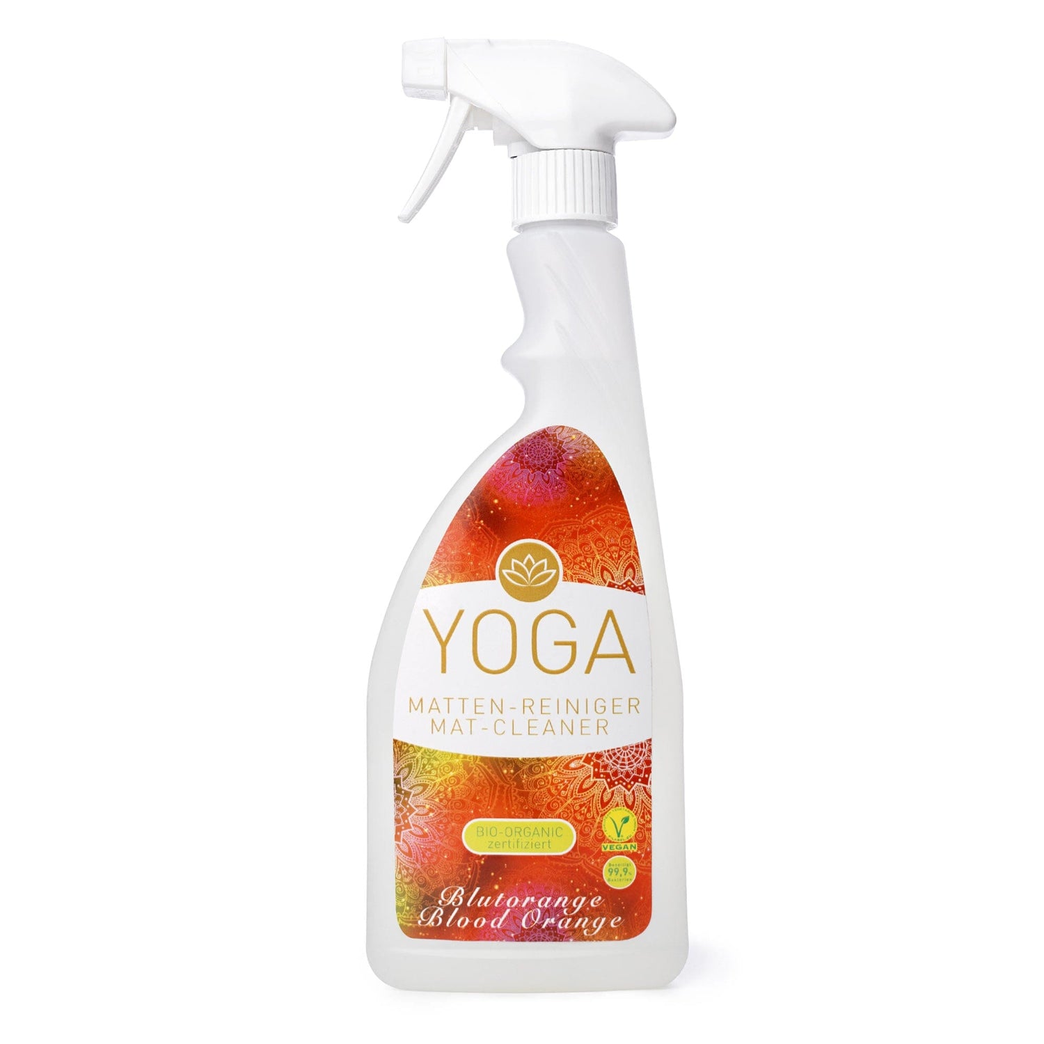 Bio-zertifizierter Yogamattenreiniger Blutorange 510 ml 