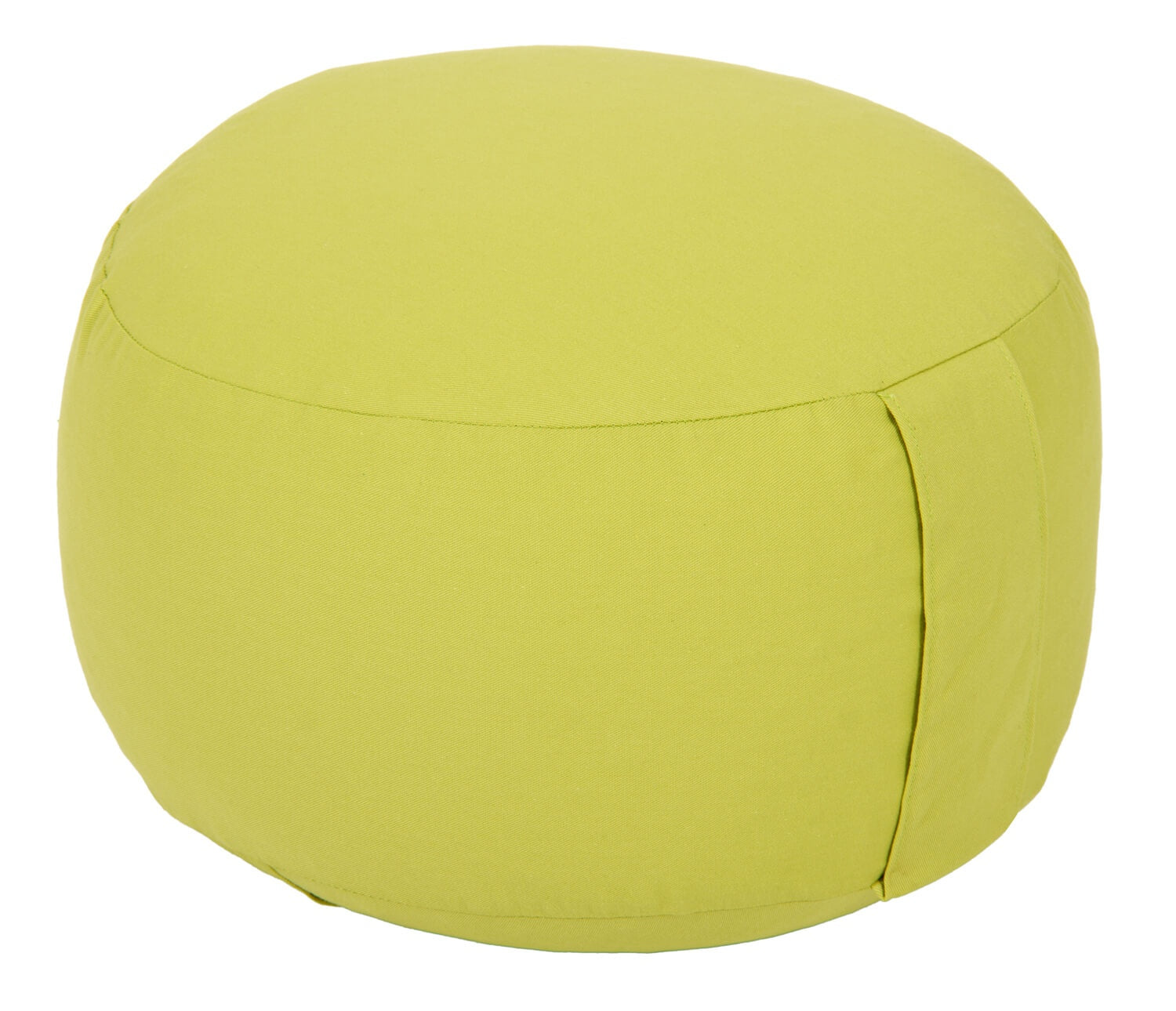 Yogakissen Glückssitz® Basic small D - regional hergestellt lindgrün 26 x 26 x 14 cm Bio-Dinkelspelzen