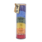 Chakra Kerze multicolor 20 x 6,5 cm 