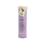Chakra Kerze violett 20 x 6,5 cm 