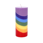Chakra Stumpenkerze mit Kokoswachs - YOVANA GmbH • yogabox.de
