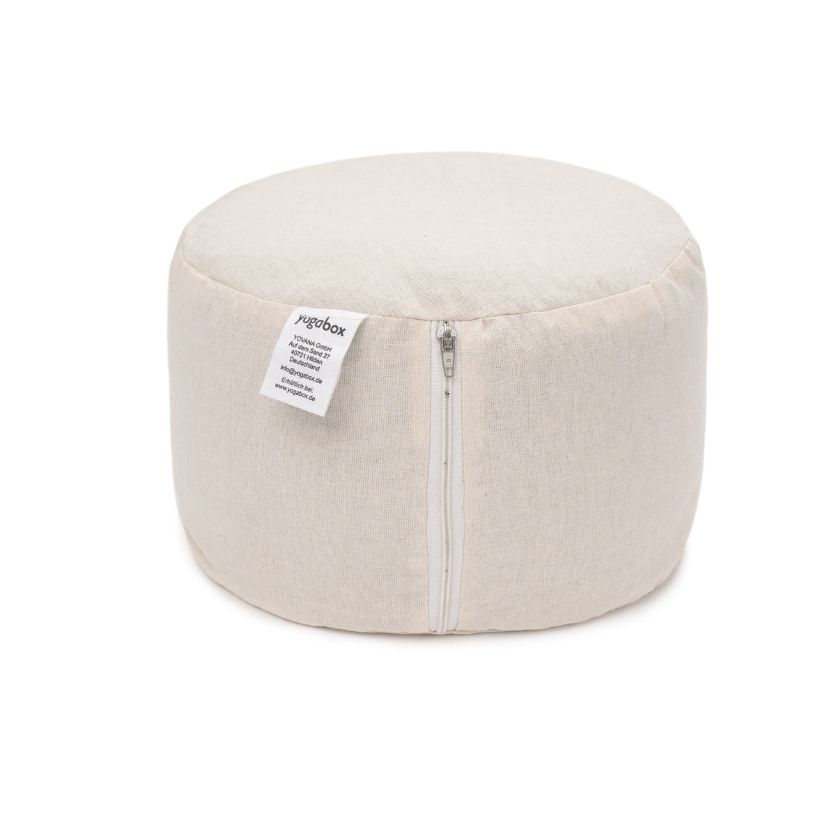 Yogakissen Glückssitz® Basic small D - regional hergestellt 26 x 26 x 14 cm Buchweizenschalen