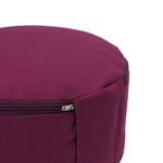Yogakissen Glückssitz® Basic small D - regional hergestellt aubergine 26 x 26 x 14 cm Buchweizenschalen