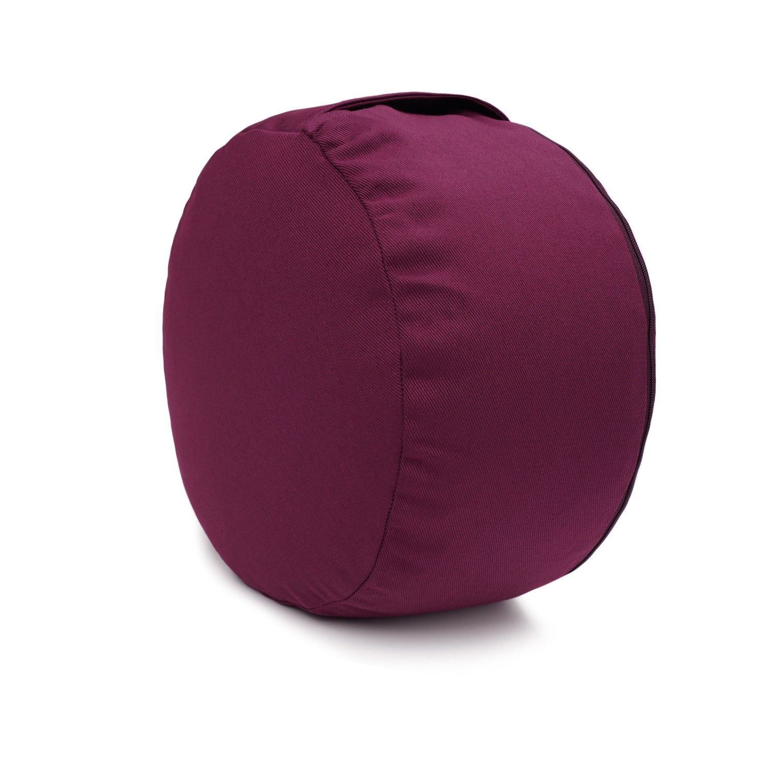 Yogakissen Glückssitz® Basic small D - regional hergestellt aubergine 26 x 26 x 14 cm Buchweizenschalen