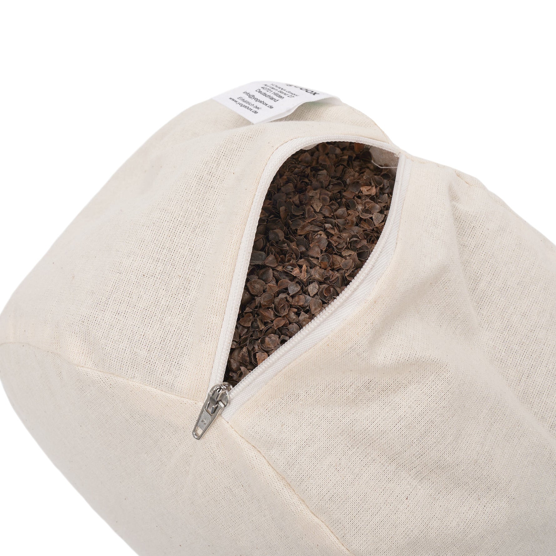 Yogakissen Glückssitz® Basic small D - regional hergestellt 26 x 26 x 14 cm Buchweizenschalen