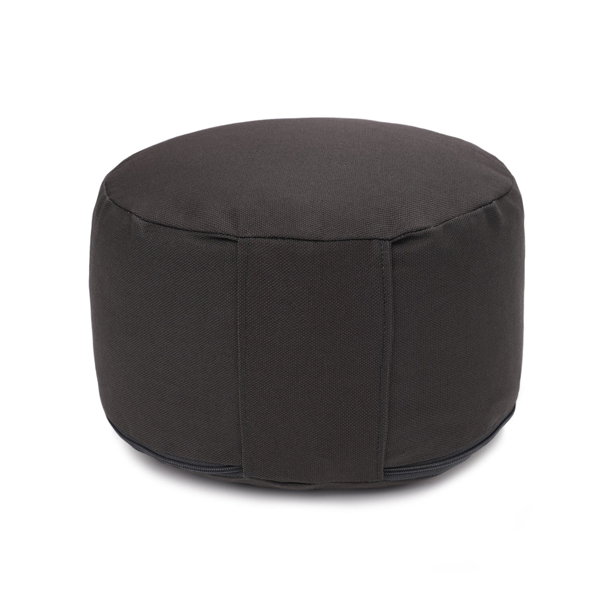 Yogakissen Glückssitz® Basic small D - regional hergestellt anthrazit 26 x 26 x 14 cm Buchweizenschalen