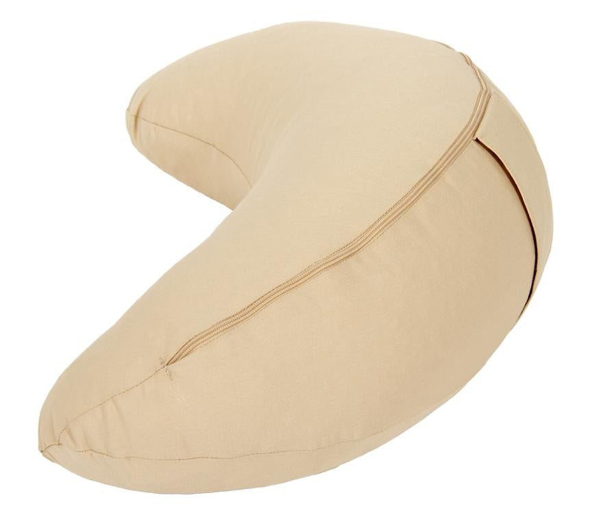 Glückssitz® MOND - regional hergestellt sand 40 x 17 x 12 cm Buchweizenschalen