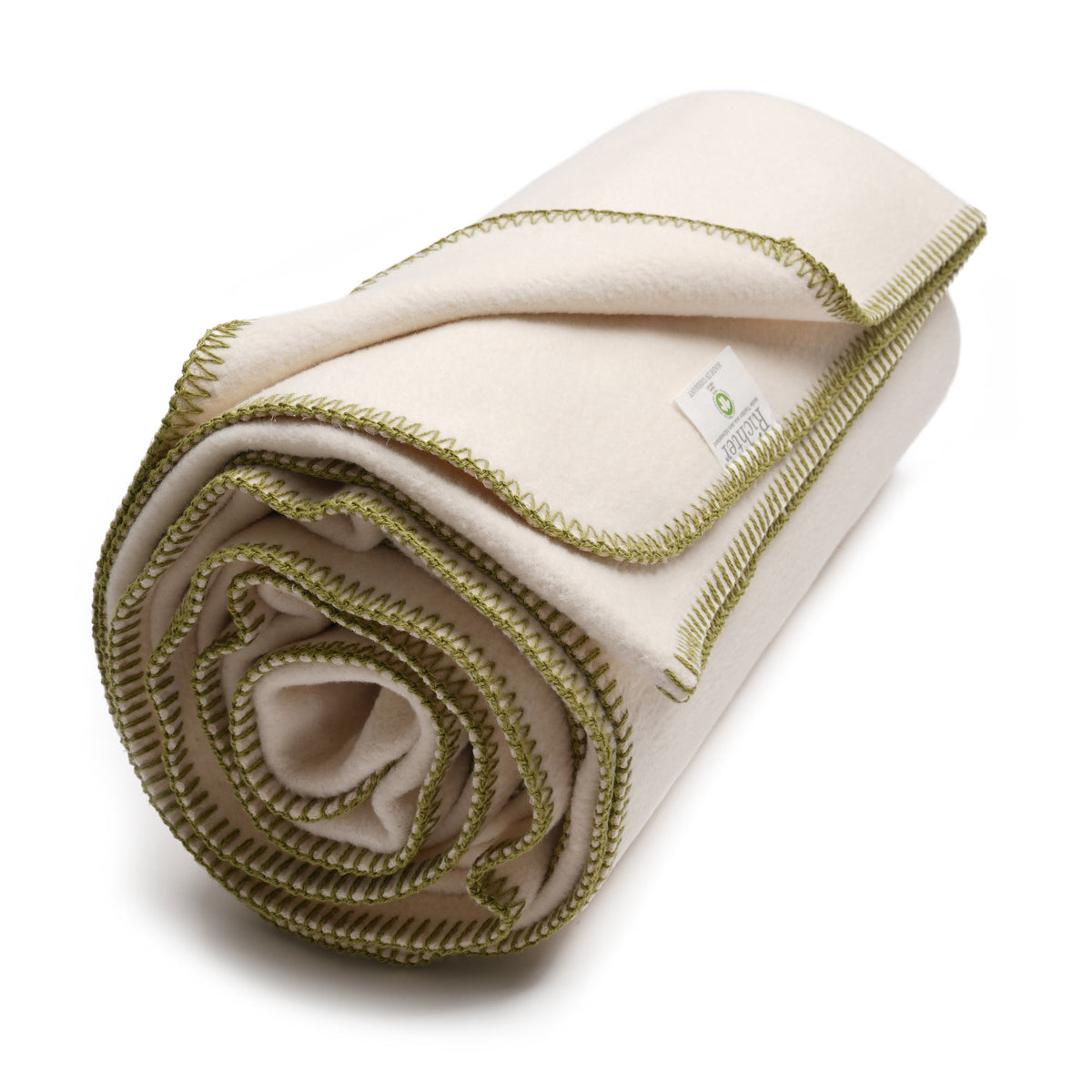 Baumwolldecke Bio / GOTS natur regional hergestellt Natur