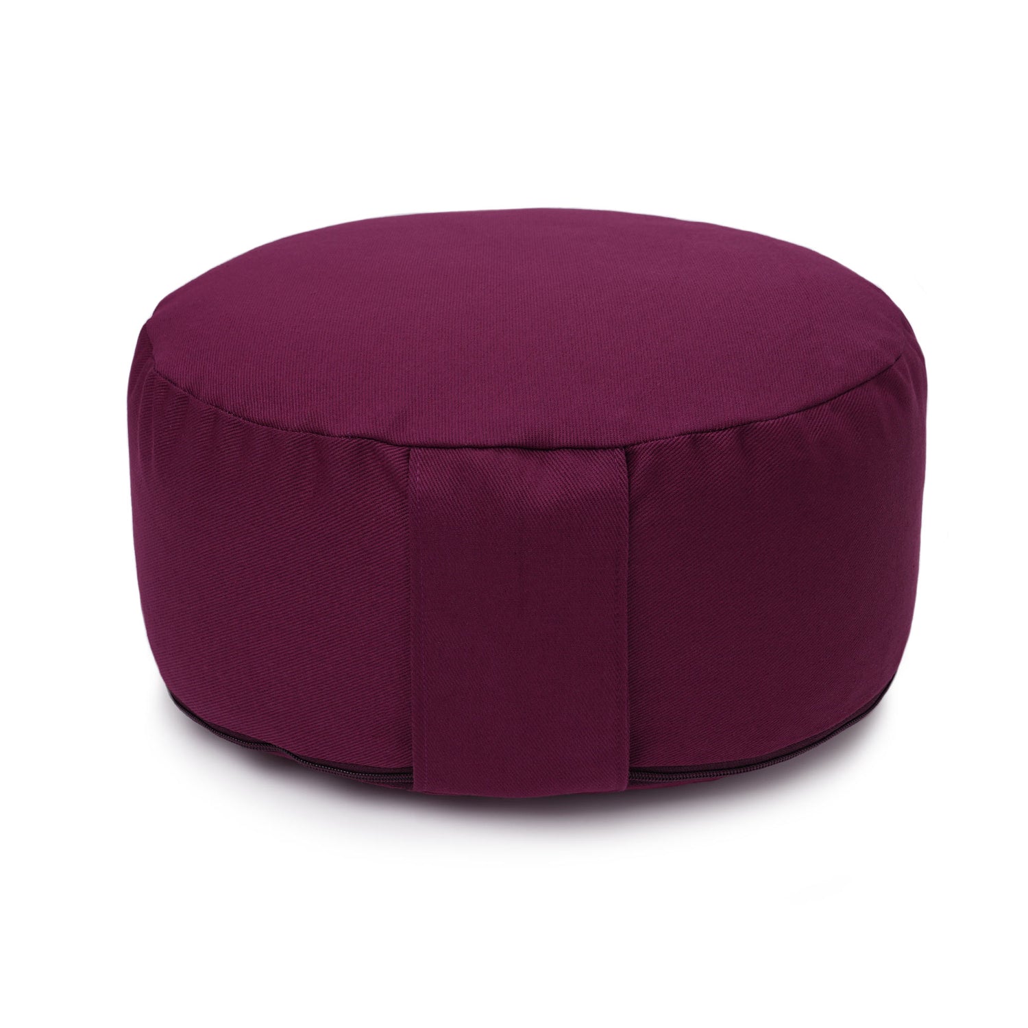 Yogakissen Glückssitz® Classic D - regional hergestellt aubergine 30 x 30 x 13 cm Buchweizenschalen