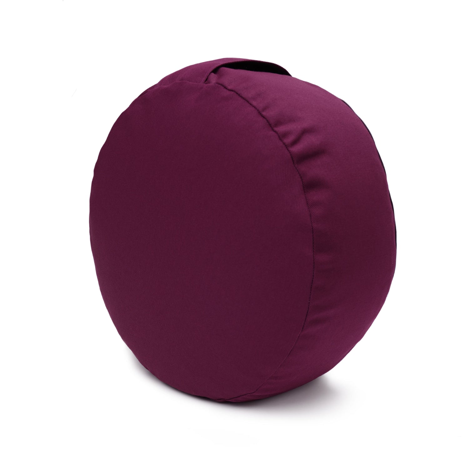 Yogakissen Glückssitz® Classic D - regional hergestellt aubergine 30 x 30 x 13 cm Buchweizenschalen